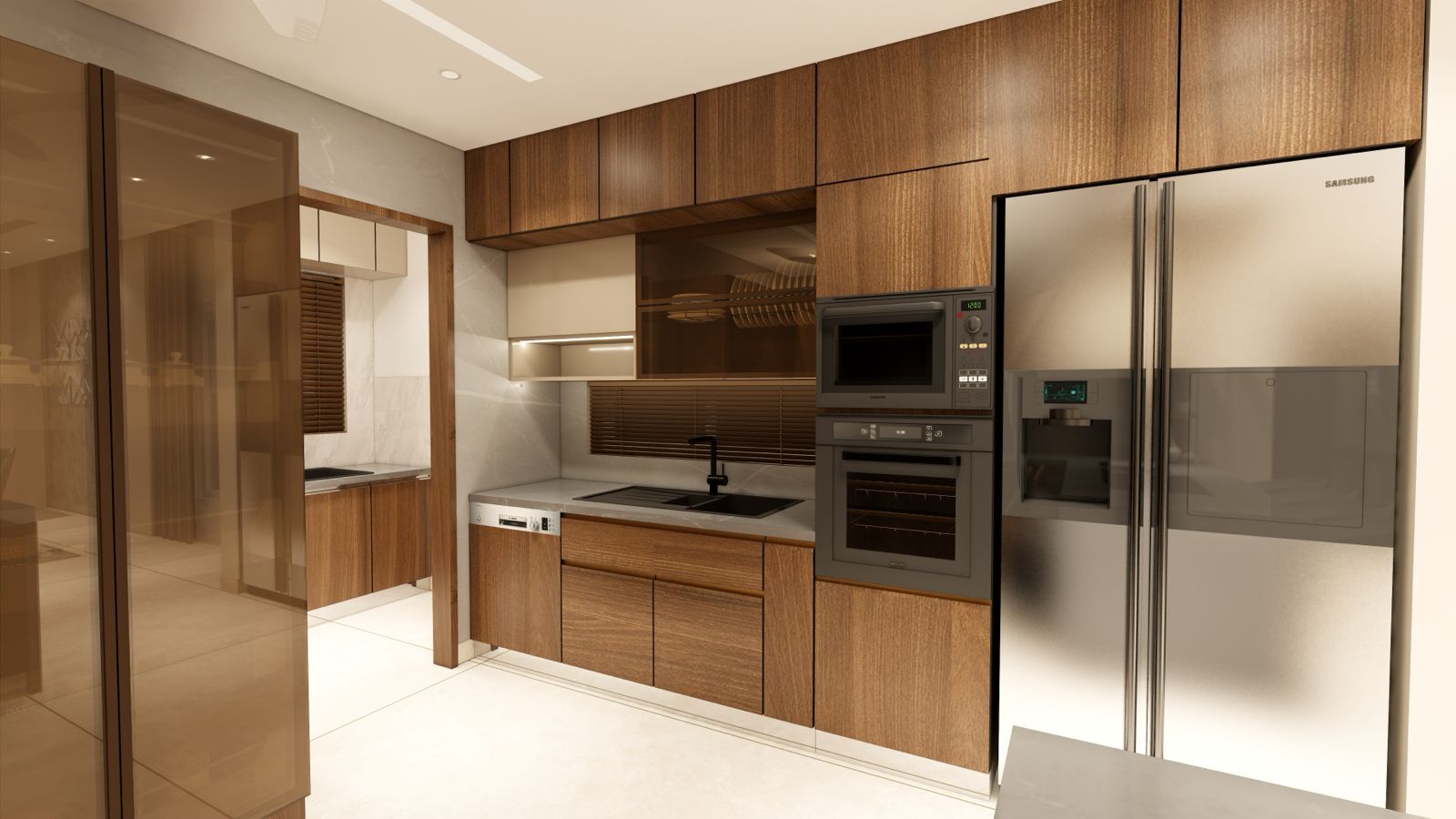D&A Signature interior — full turnkey 3 BHK